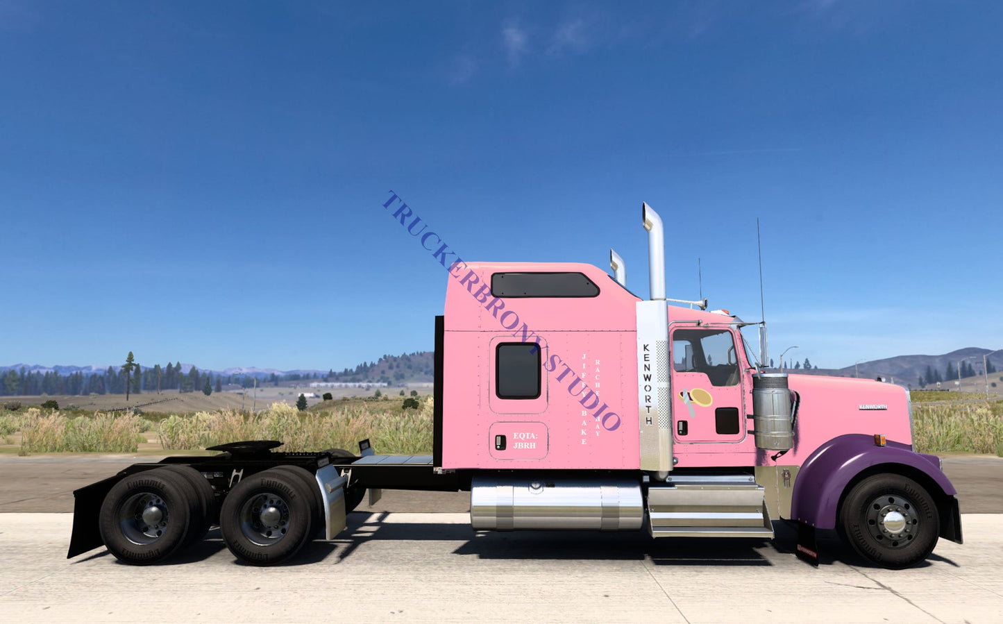 Jiffy Bake-Rachael Hay Kenworth W9000 (Digital Image)