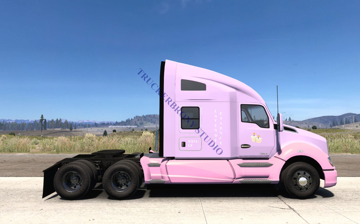 Lavender Essence Kenworth T680 (Digital Image)