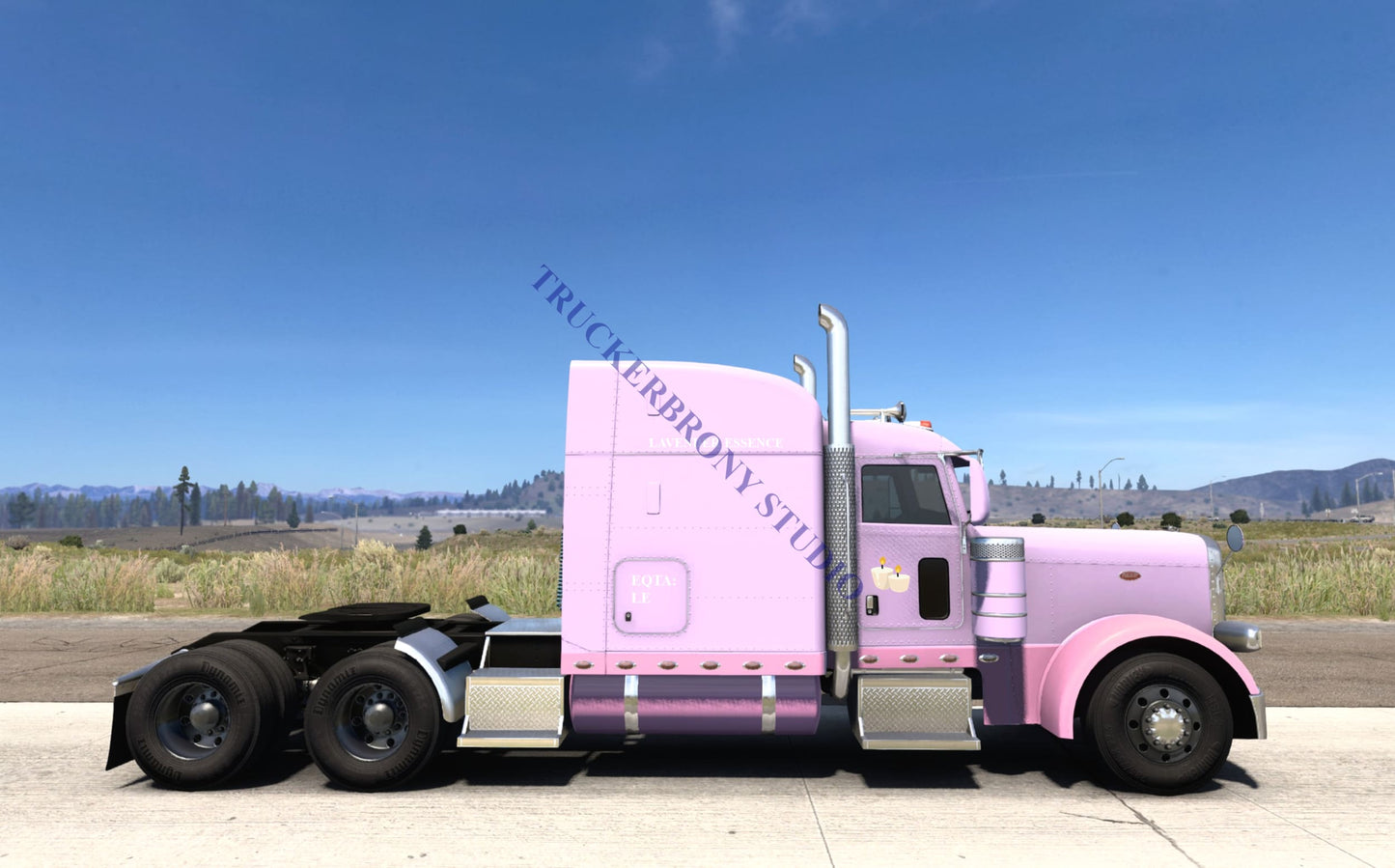 Lavender Essence Peterbilt 389 (Digital Image)