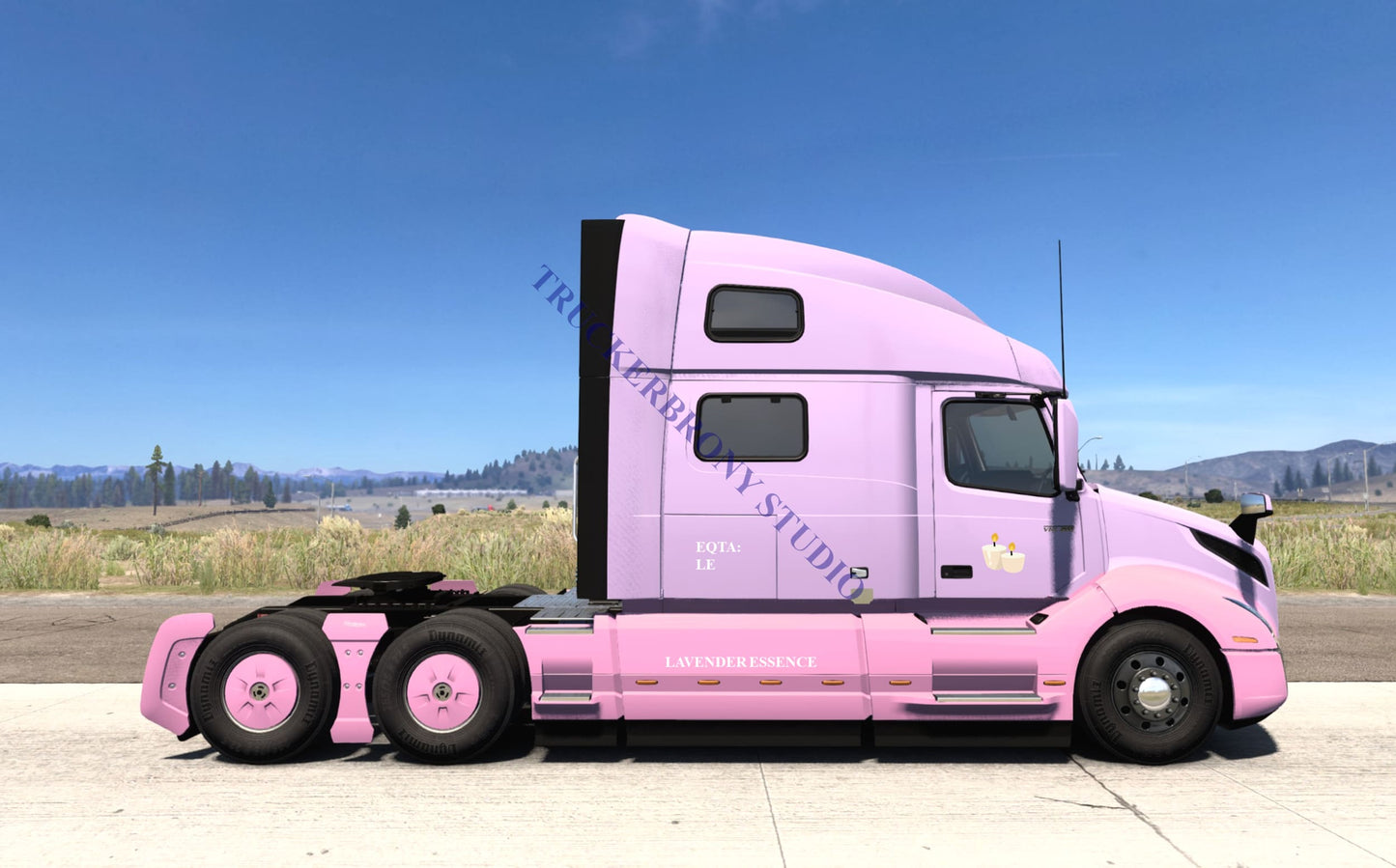 Lavender Essence Volvo Vnl (Digital Image)