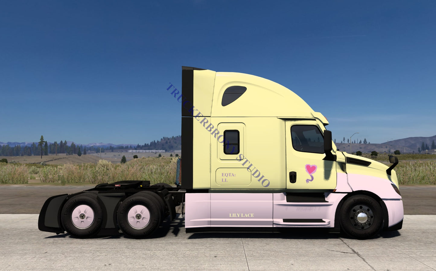 Lily Lace Freightliner Cascadia (Digital Image)