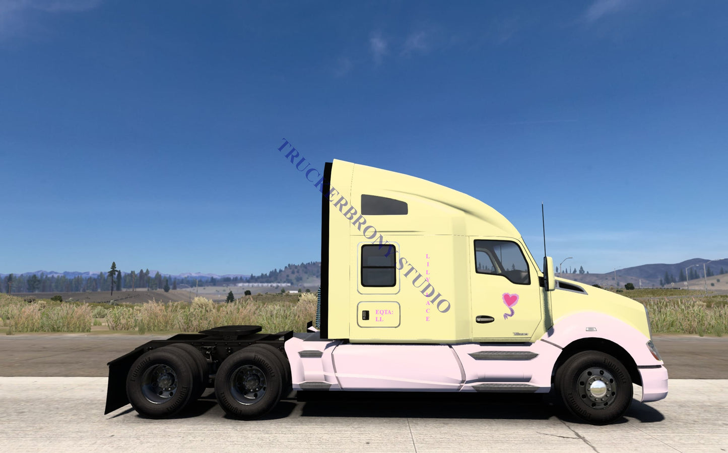 Lily Lace Kenworth T680 (Digital Image)