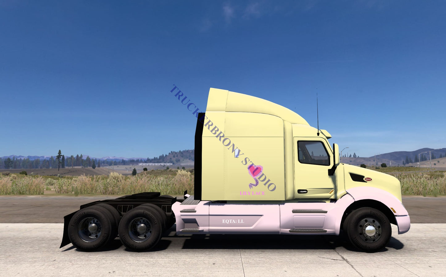 Lily Lace Peterbilt 579 (Digital Image)