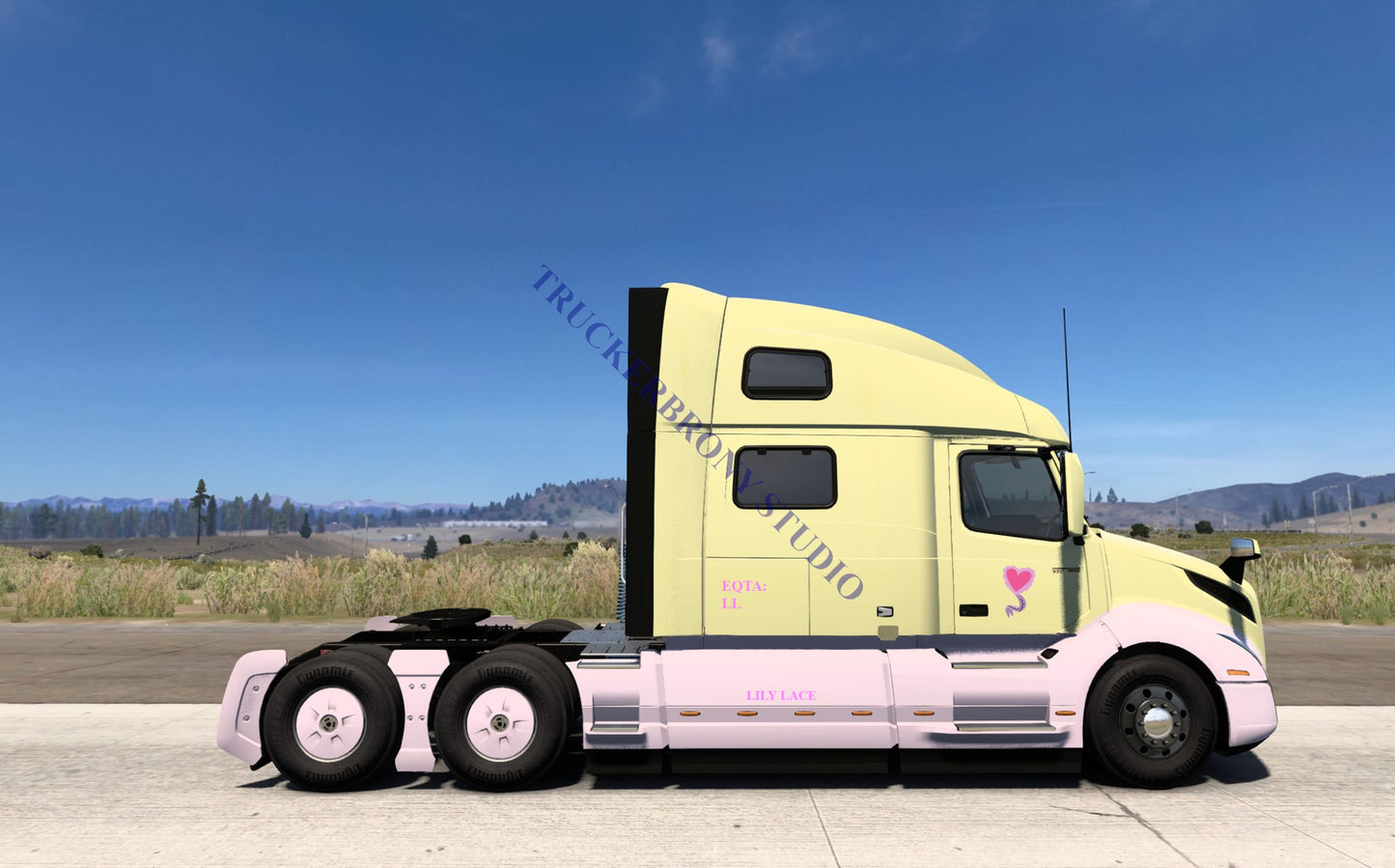 Lily Lace Volvo Vnl (Digital Image)