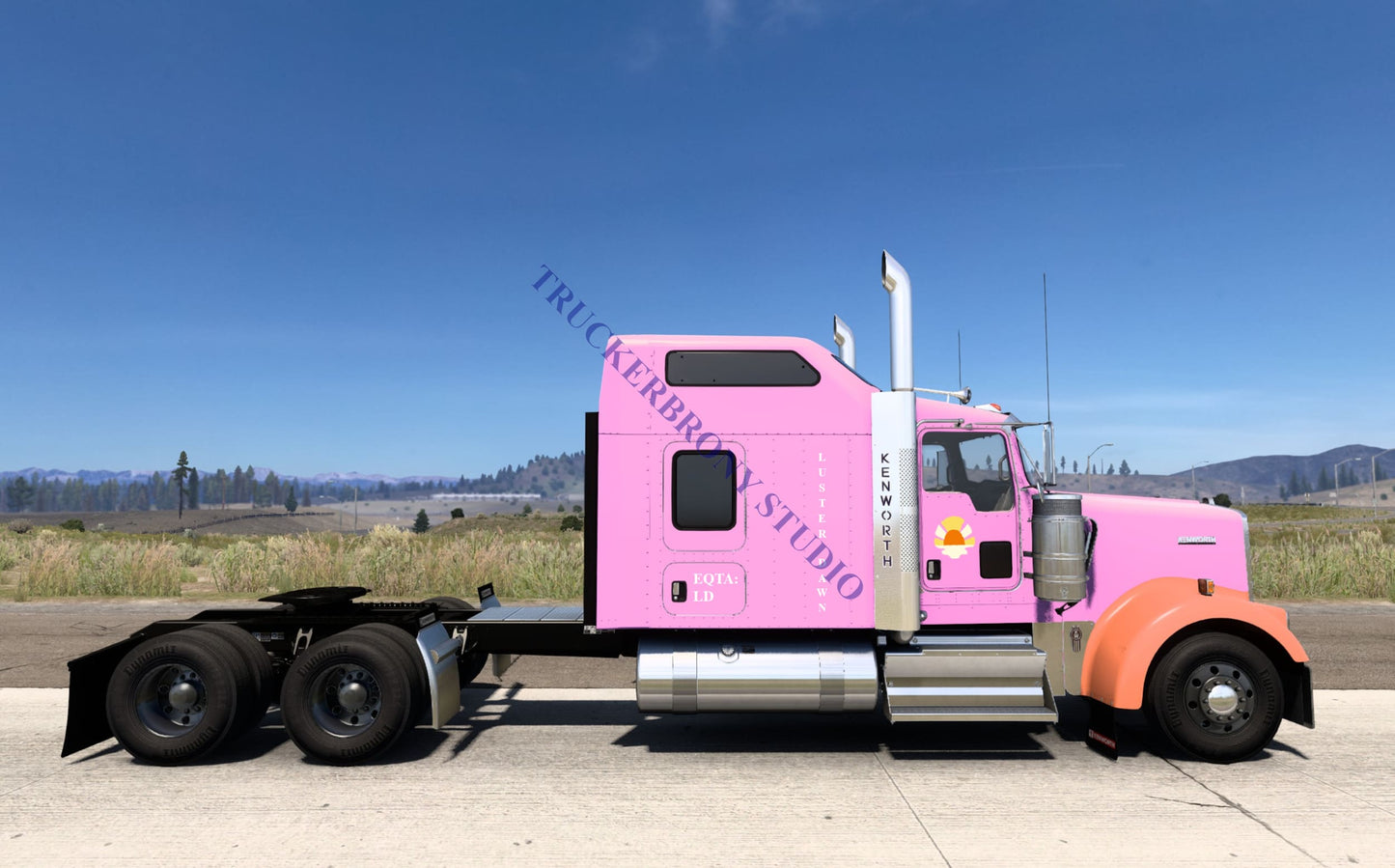 Luster Dawn Kenworth W9000 (Digital Image)