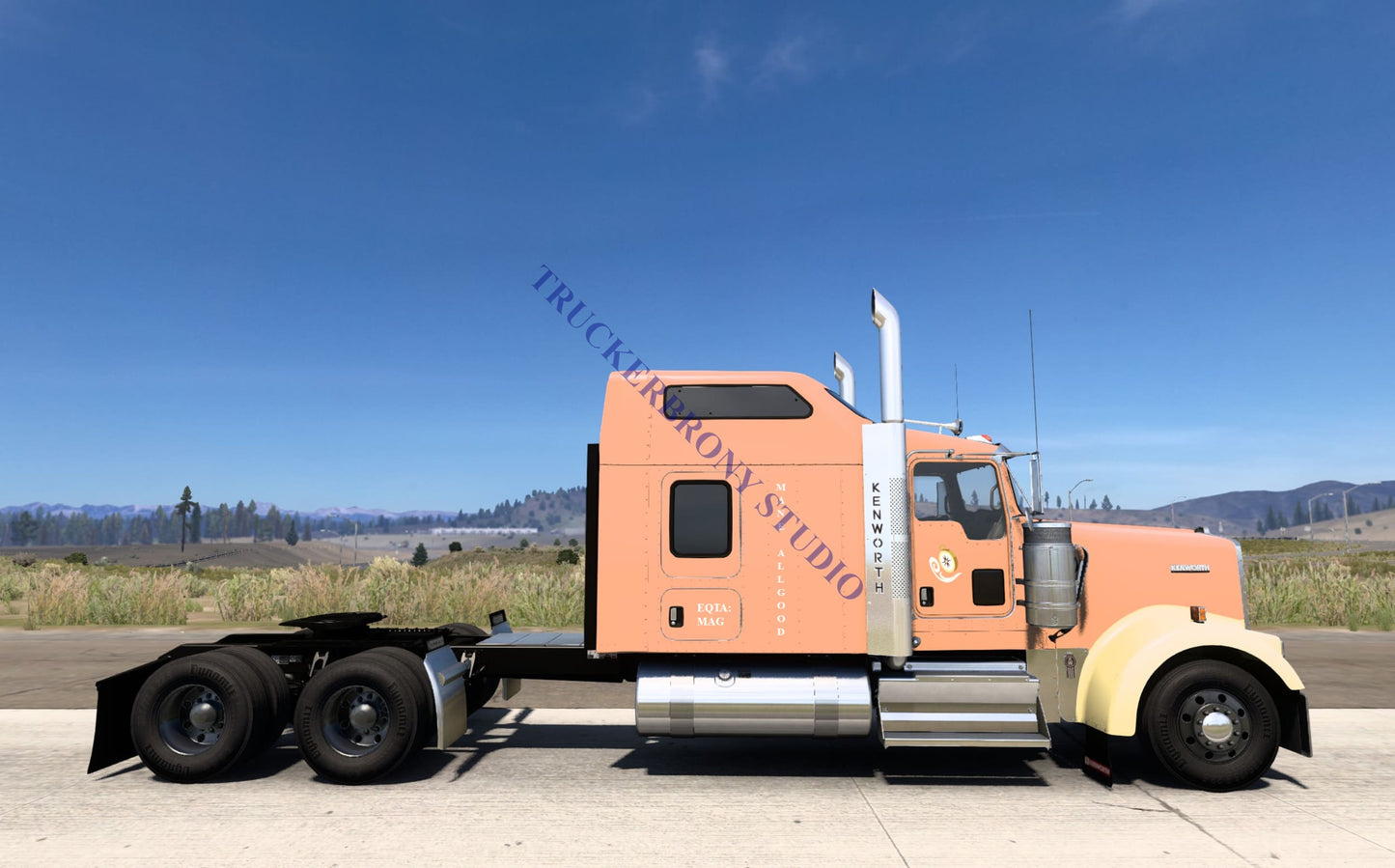 Mane Allgood Kenworth W9000 (Digital Image)