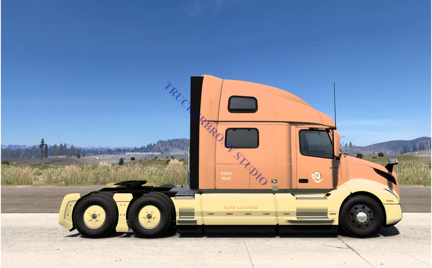 Mane Allgood Volvo Vnl (Digital Image)