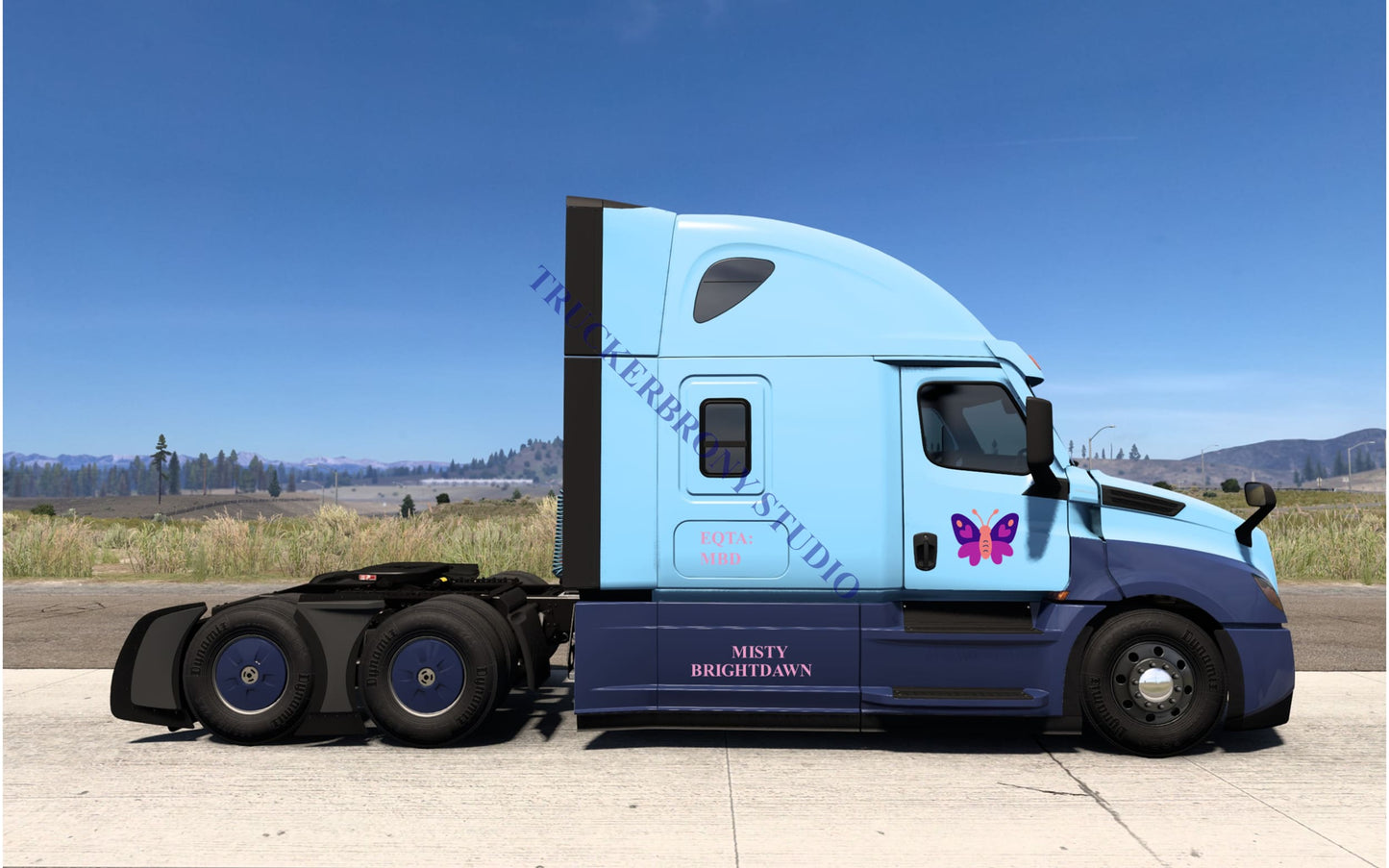 Misty Brightdawn Freightliner Cascadia (Digital Image)