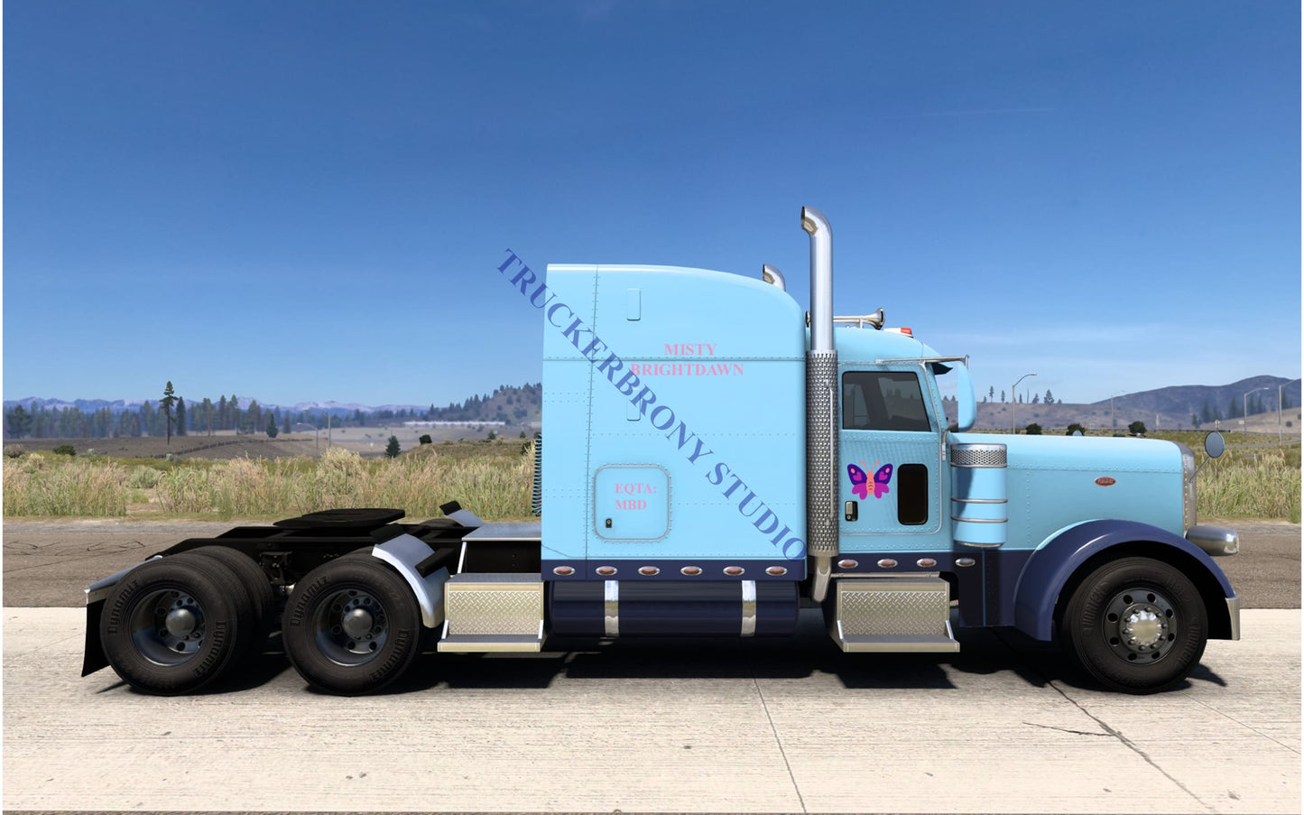 Misty Brightdawn Peterbilt 389 (Digital Image)