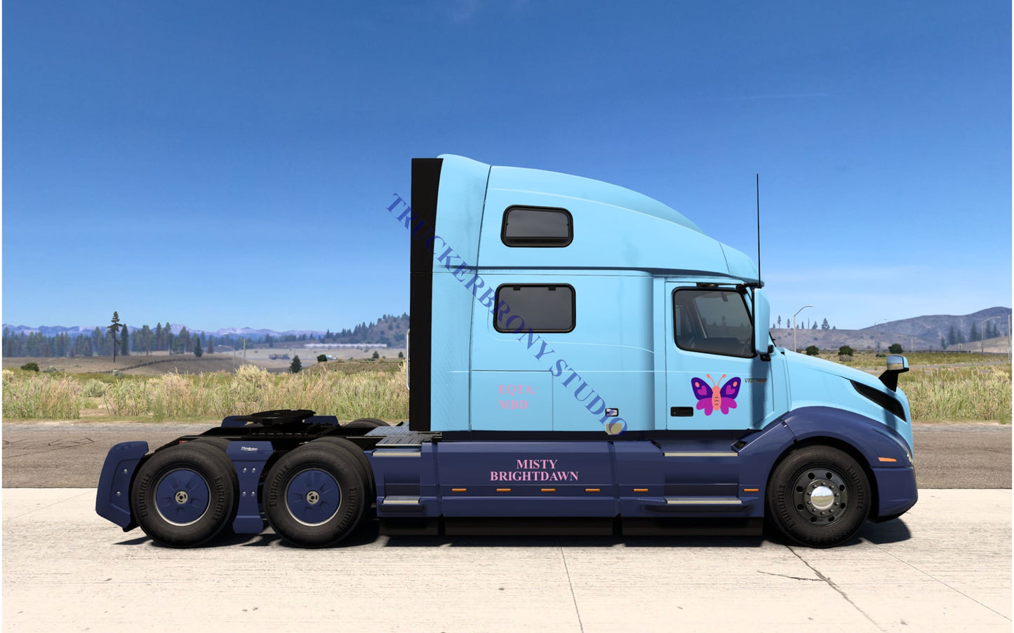 Misty Brightdawn Volvo Vnl (Digital Image)