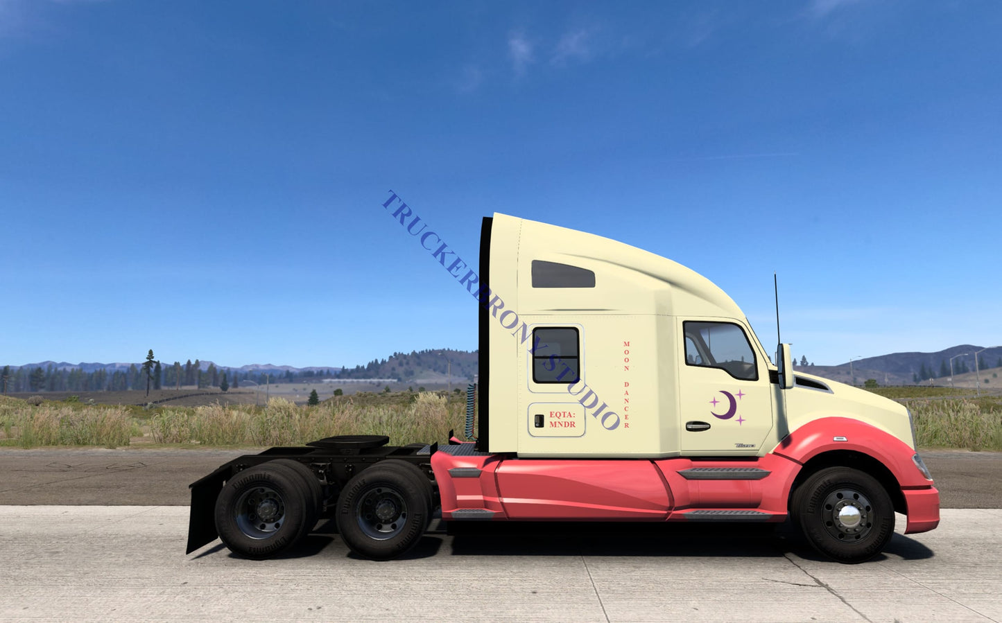 Moon Dancer Kenworth T680 (Digital Image) Digital Image