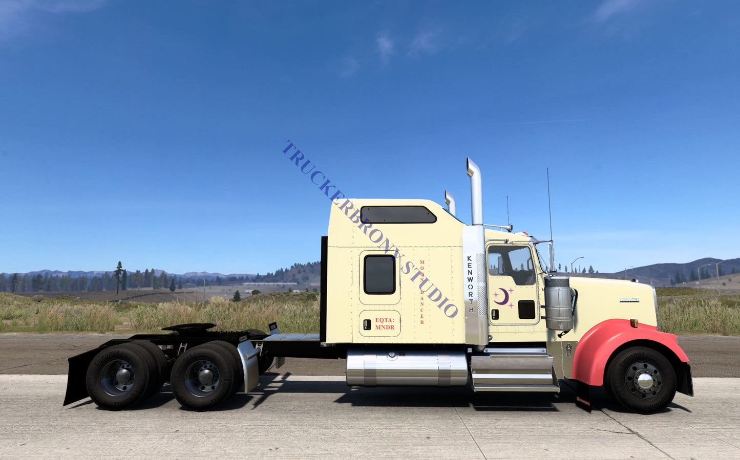Moon Dancer Kenworth W9000 (Digital Image) Digital Image