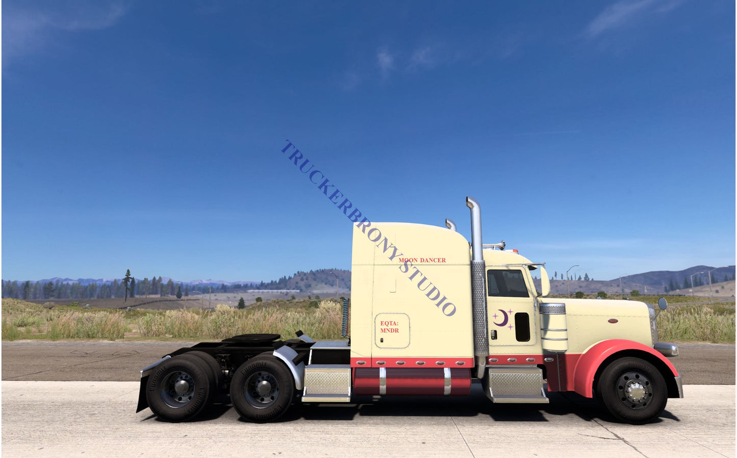 Moon Dancer Peterbilt 389 (Digital Image) Digital Image