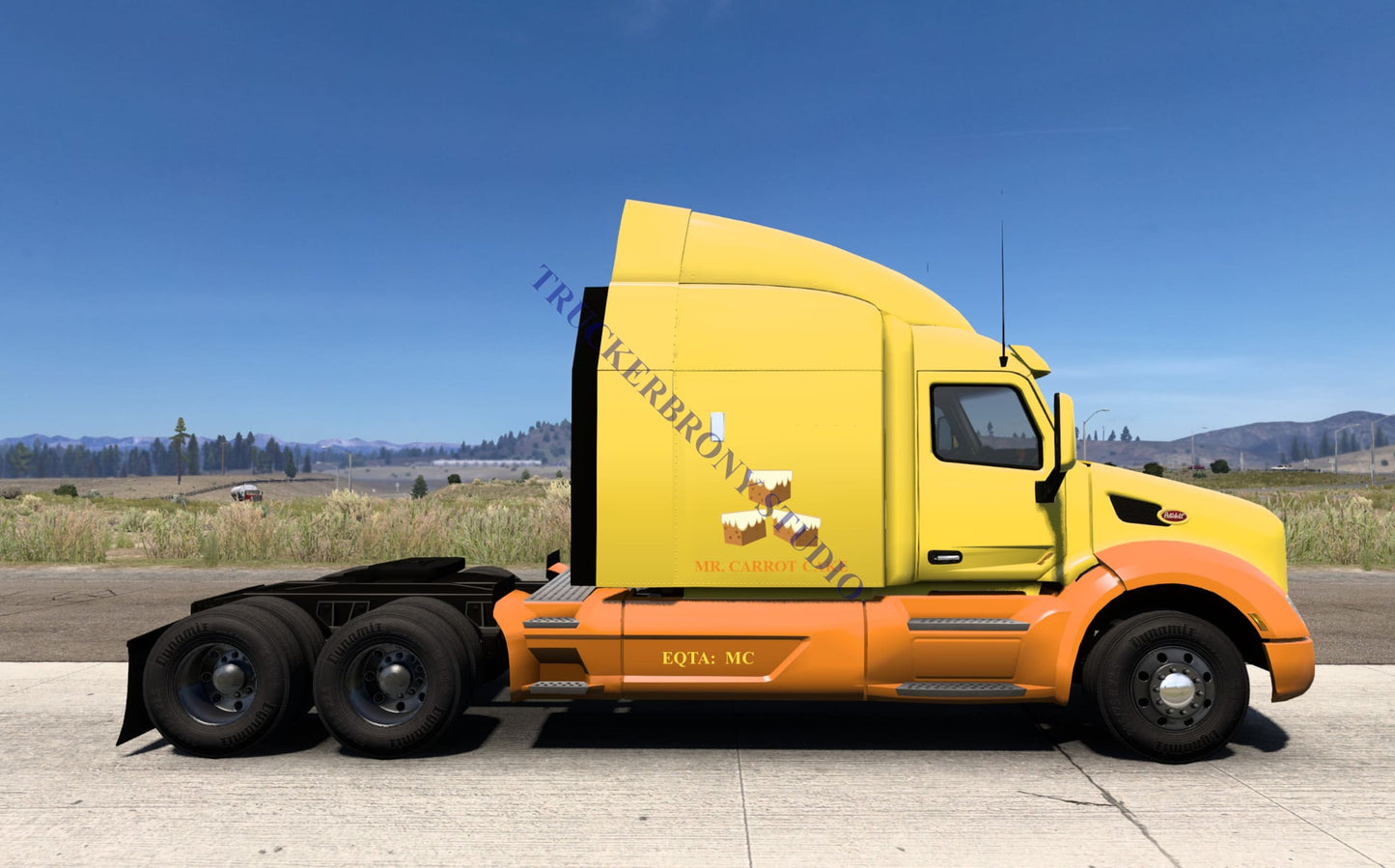 Mr. Carrot Cake Peterbilt 579 (Digital Image)