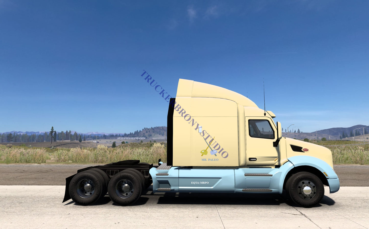 Mr. Paleo Peterbilt 579 (Digital Image) Digital Image