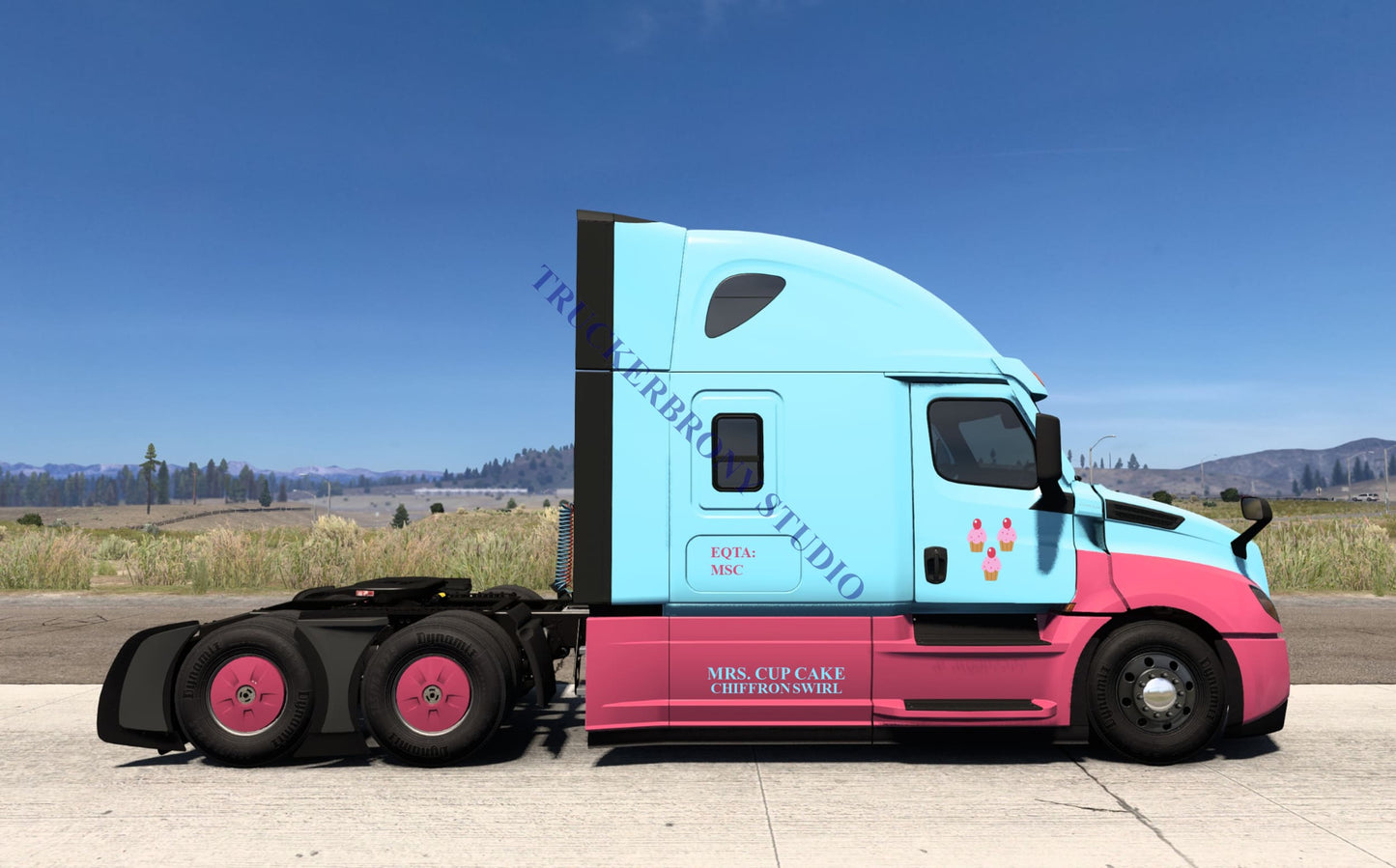 Mrs. Cup Cake Freightliner Casadia (Digital Image)