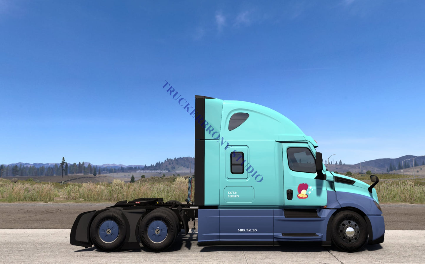 Mrs. Paleo Freightliner Cascadia (Digital Image) Digital Image