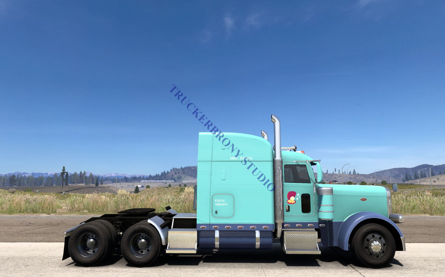 Mrs. Paleo Peterbilt 389 (Digital Image) Digital Image
