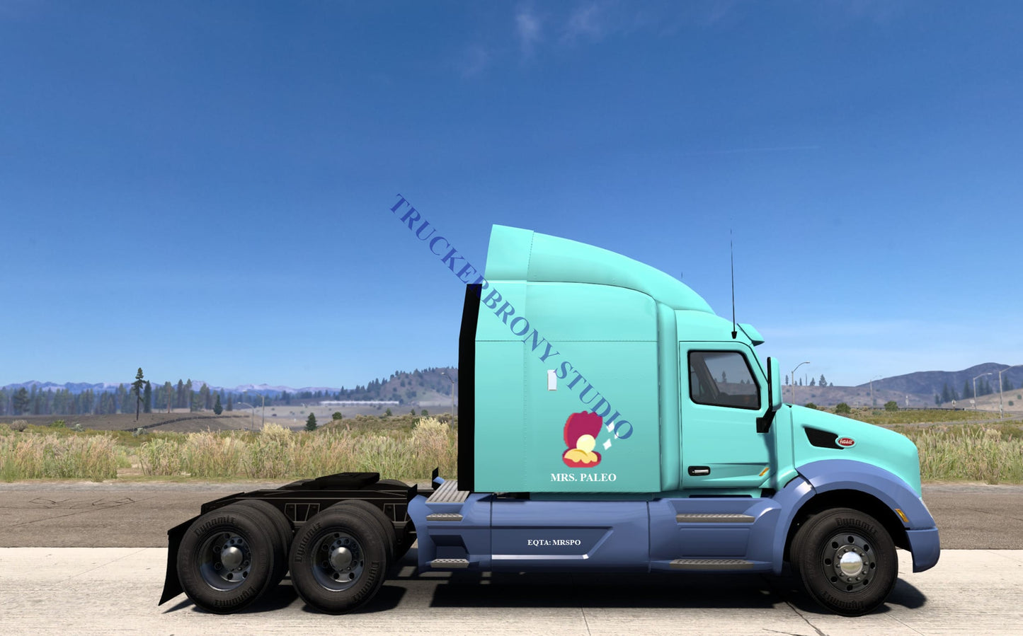 Mrs. Paleo Peterbilt 579 (Digital Image) Digital Image