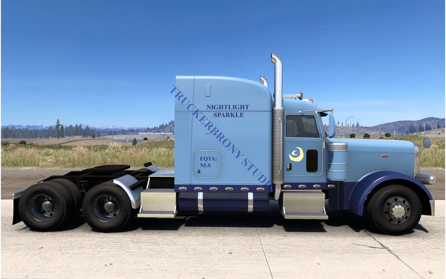 Nightlight Sparkle Peterbilt 389 (Digital Image)