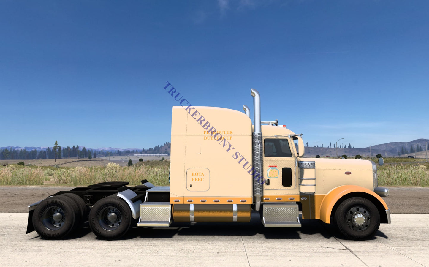 Pear Butter Peterbilt 389 (Digital Image)