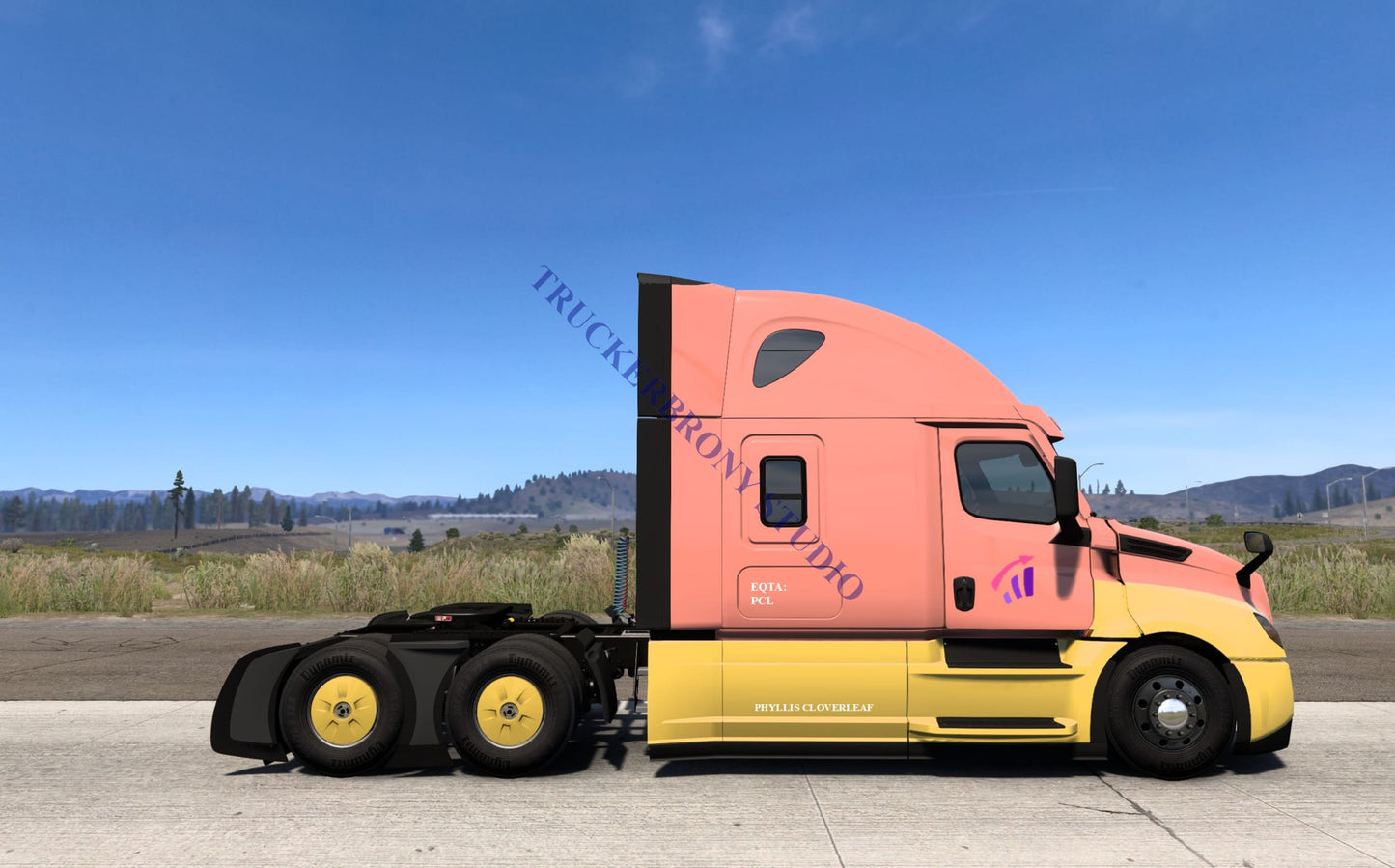 Phyllis Cloverleaf Freightliner Cascadia (Digital Image) Digital Image