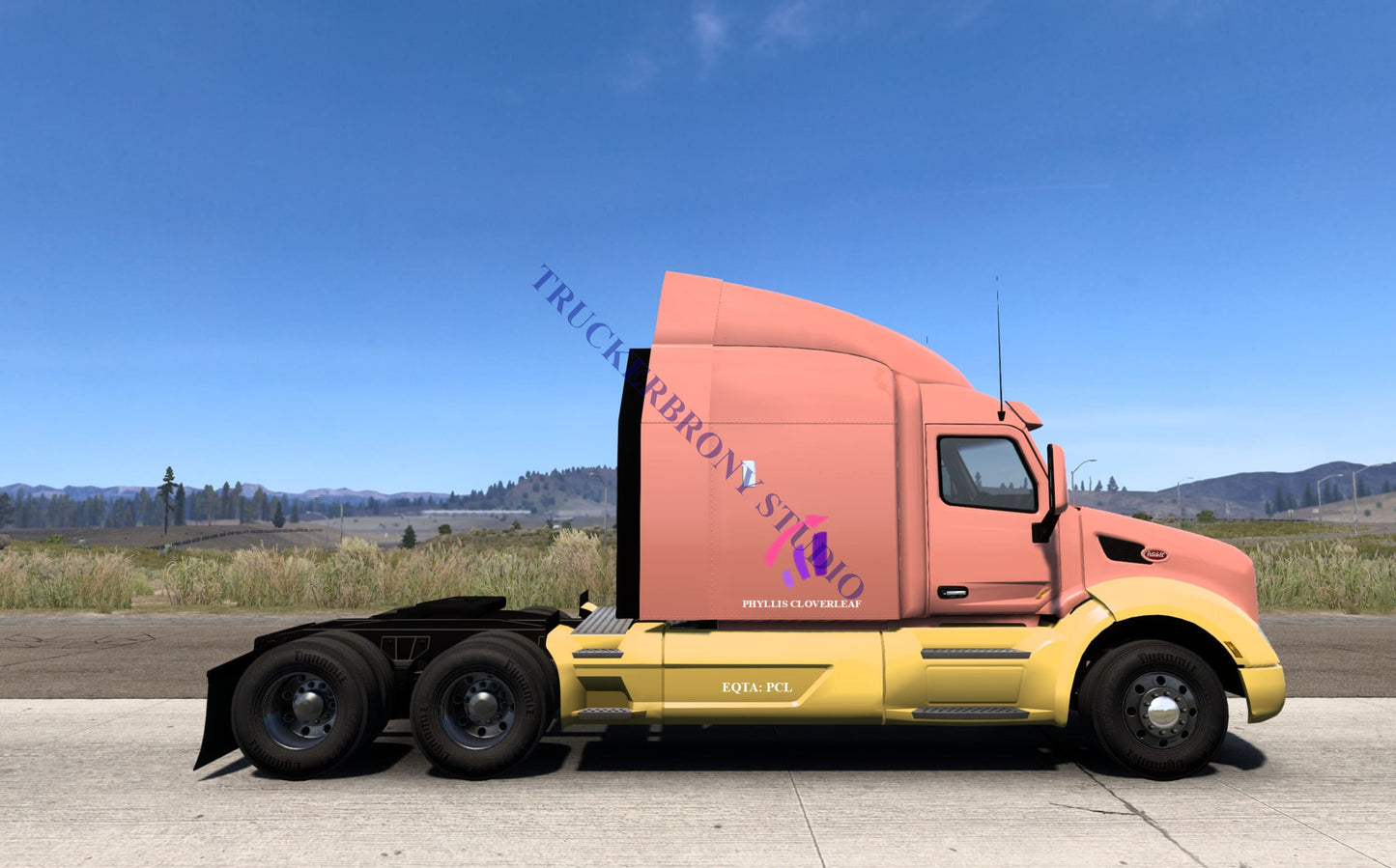 Phyllis Cloverleaf Peterbilt 579 (Digital Image) Digital Image