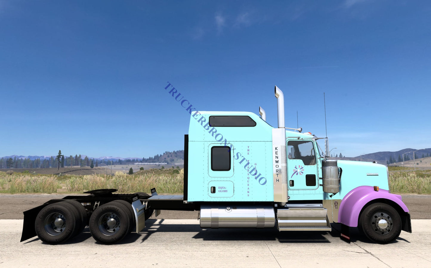 Pippsqueaks (Glory) Kenworth W9000 (Digital Image) Digital Image