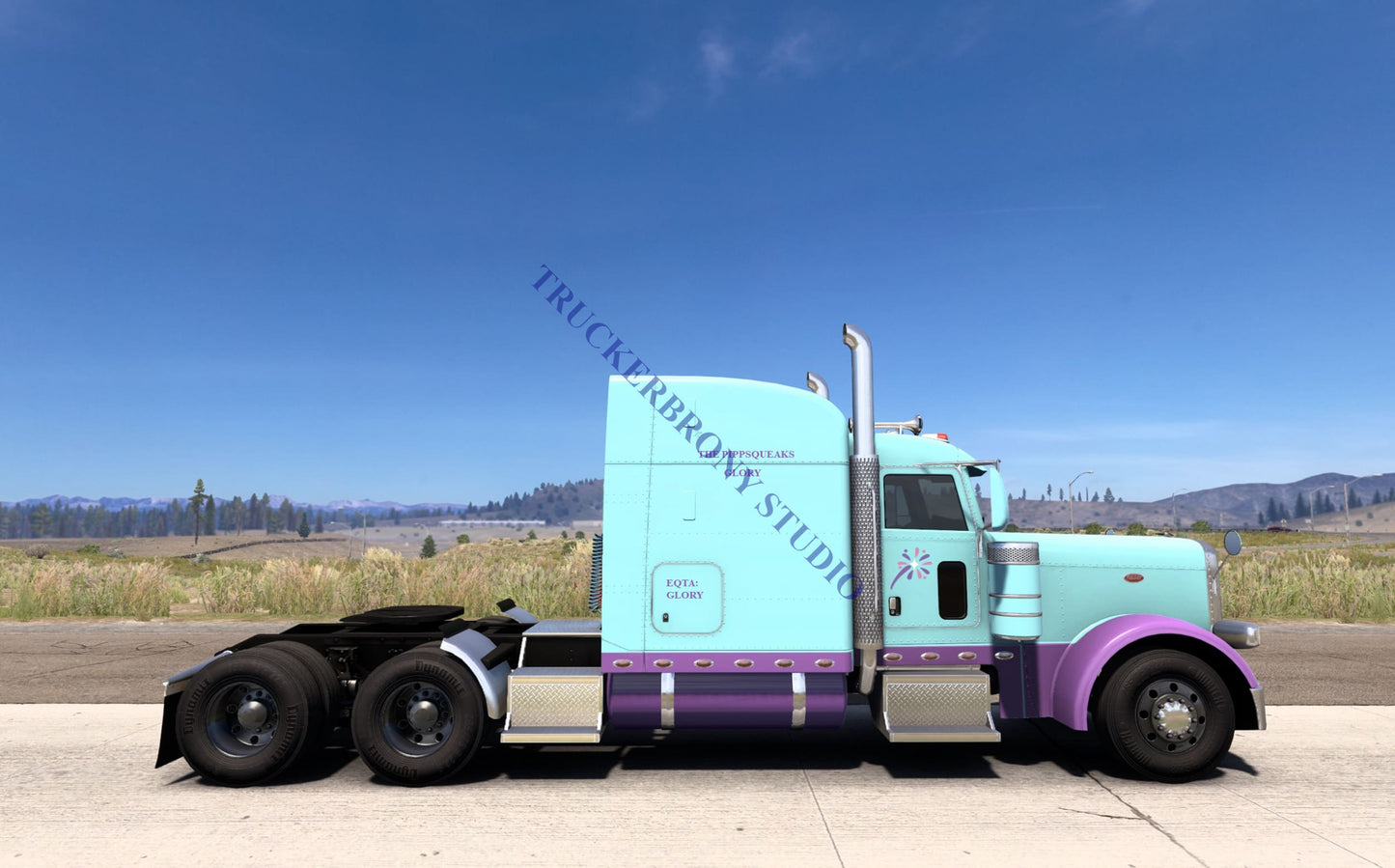 Pippsqueaks (Glory) Peterbilt 389 (Digital Image) Digital Image