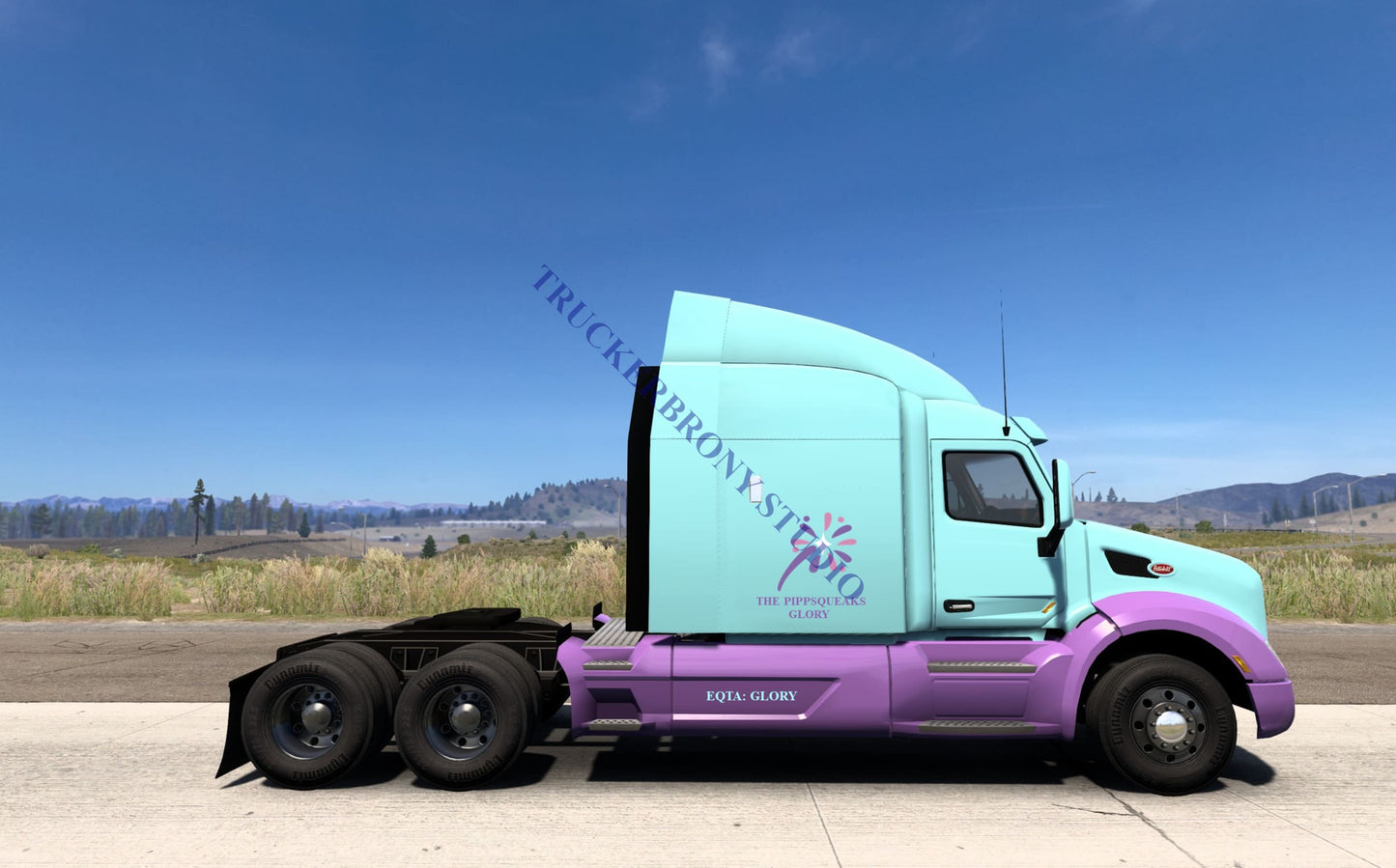 Pippsqueaks (Glory) Peterbilt 579 (Digital Image) Digital Image