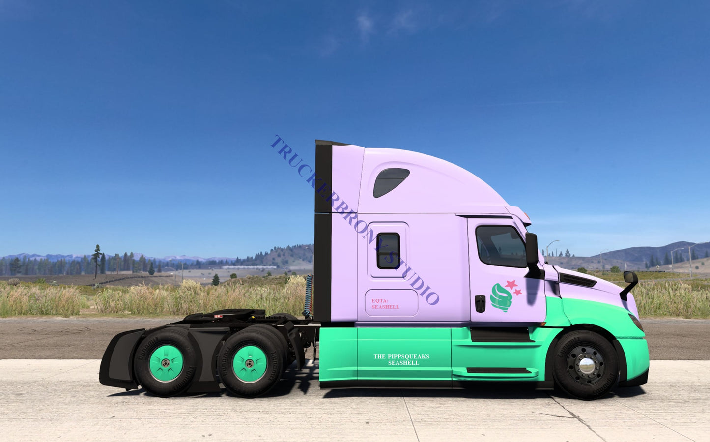 Pippsqueaks (Seashell) Freightliner Cascadia (Digital Image) Digital Image