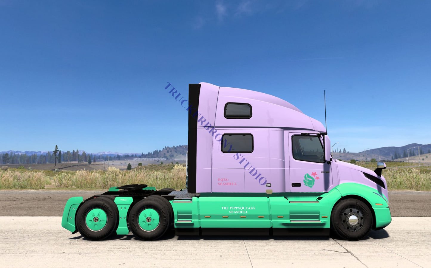 Pippsqueaks (Seashell) Volvo VNL (Digital Image) Digital Image