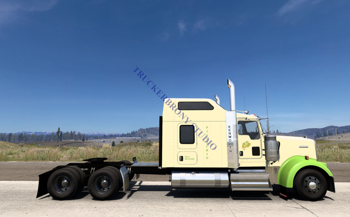Pistachio Kenworth W9000 (Digital Image)