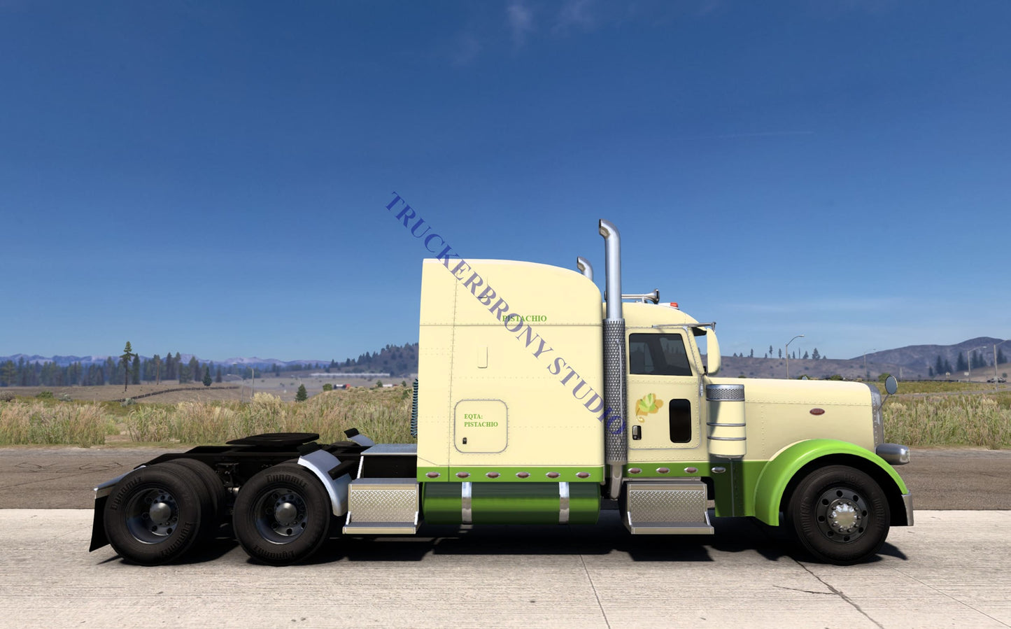 Pistachio Peterbilt 389 (Digital Image)
