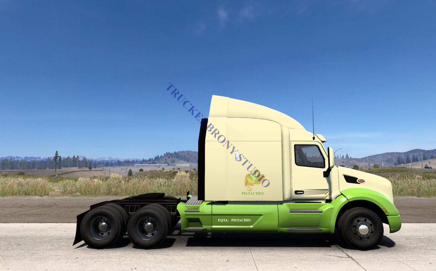 Pistachio Peterbilt 579 (Digital Image)