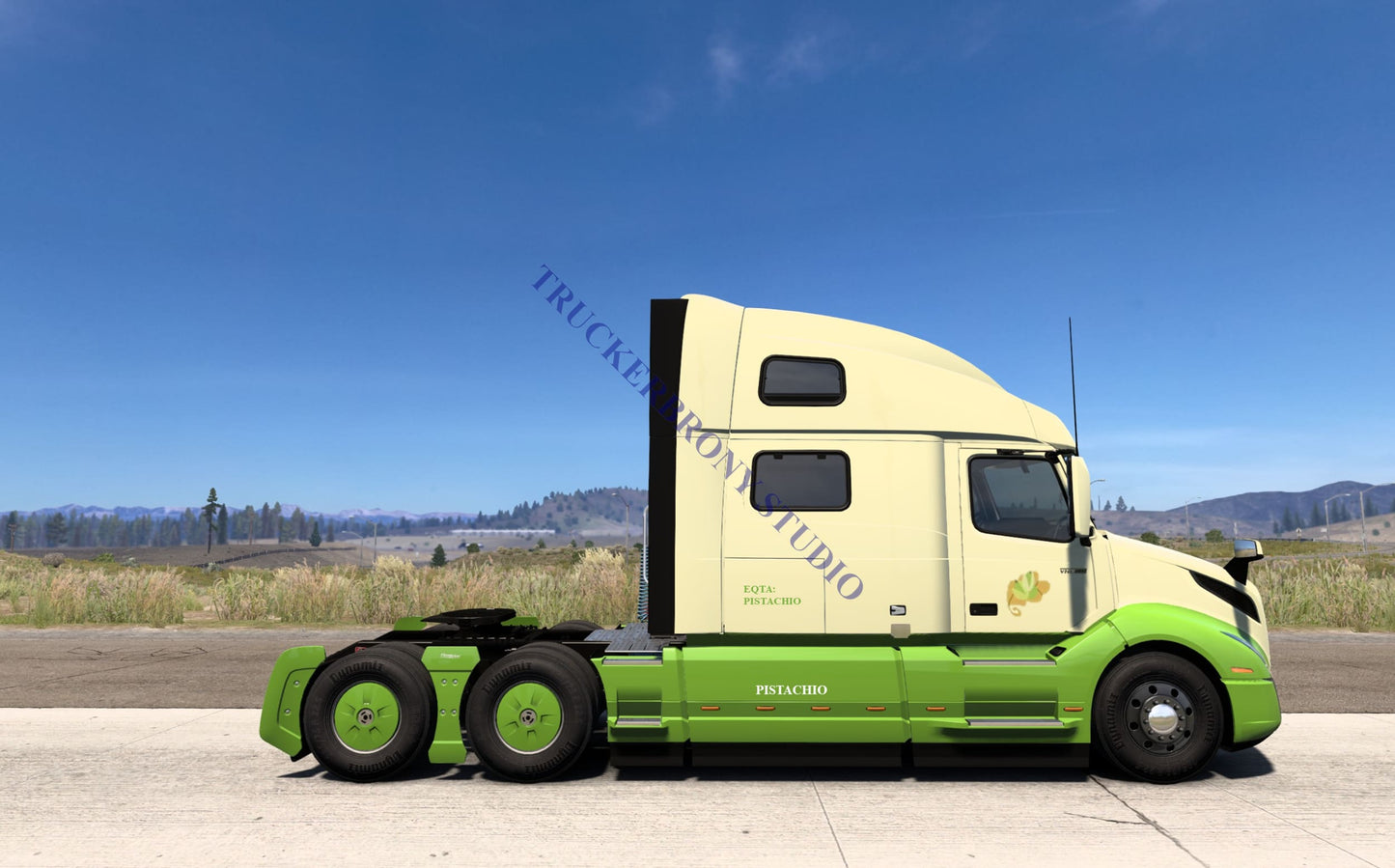 Pistachio Volvo Vnl (Digital Image)