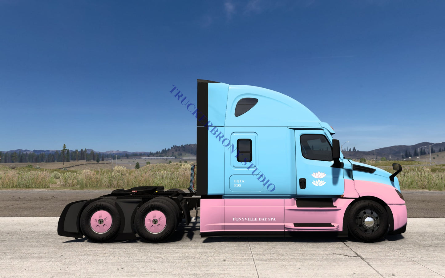 Ponyville Day Spa Freightliner Cascadia (Digital Image) Digital Image
