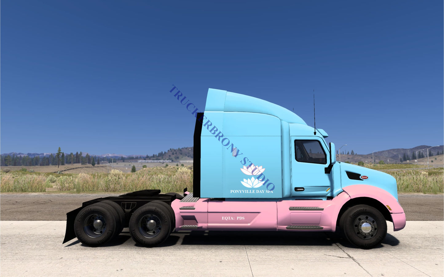 Ponyville Day Spa Peterbilt 579 (Digital Image) Digital Image