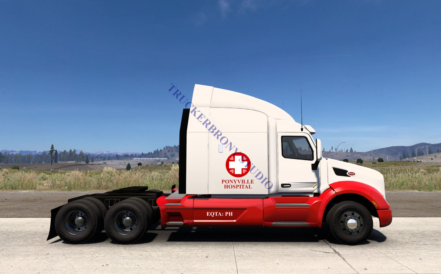 Ponyville Hospital Peterbilt 579 (Digital Image)