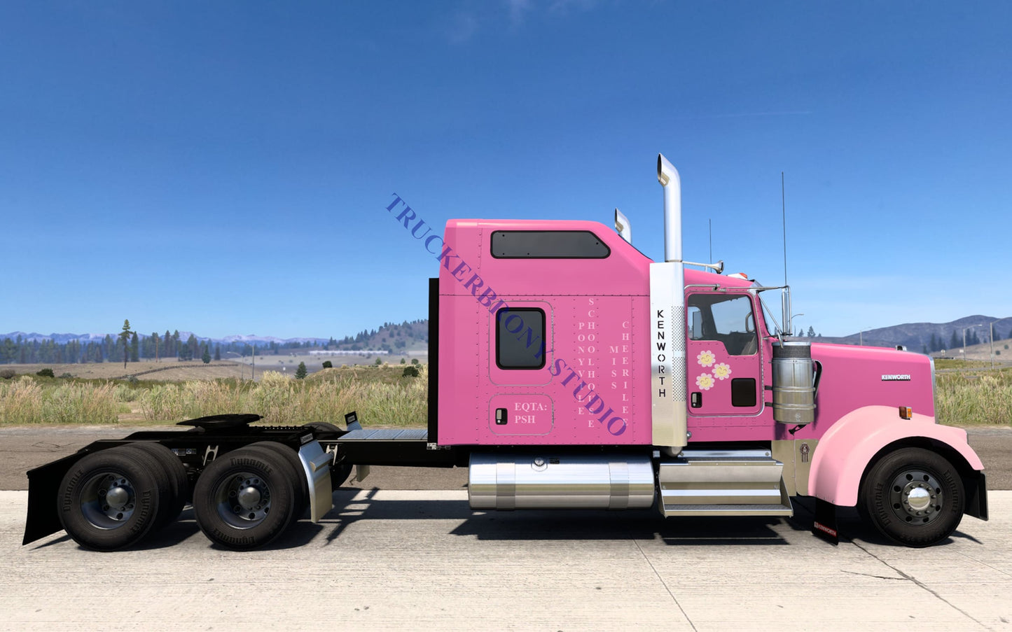 Ponyville Schoolhouse Miss Cheerilee Kenworth W9000 (Digital Image)