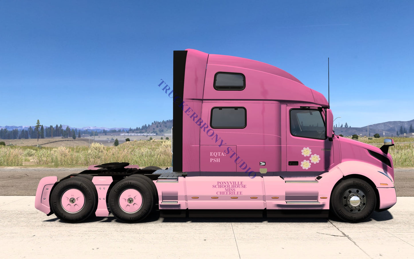 Ponyville Schoolhouse Miss Cheerilee Volvo Vnl (Digital Image)