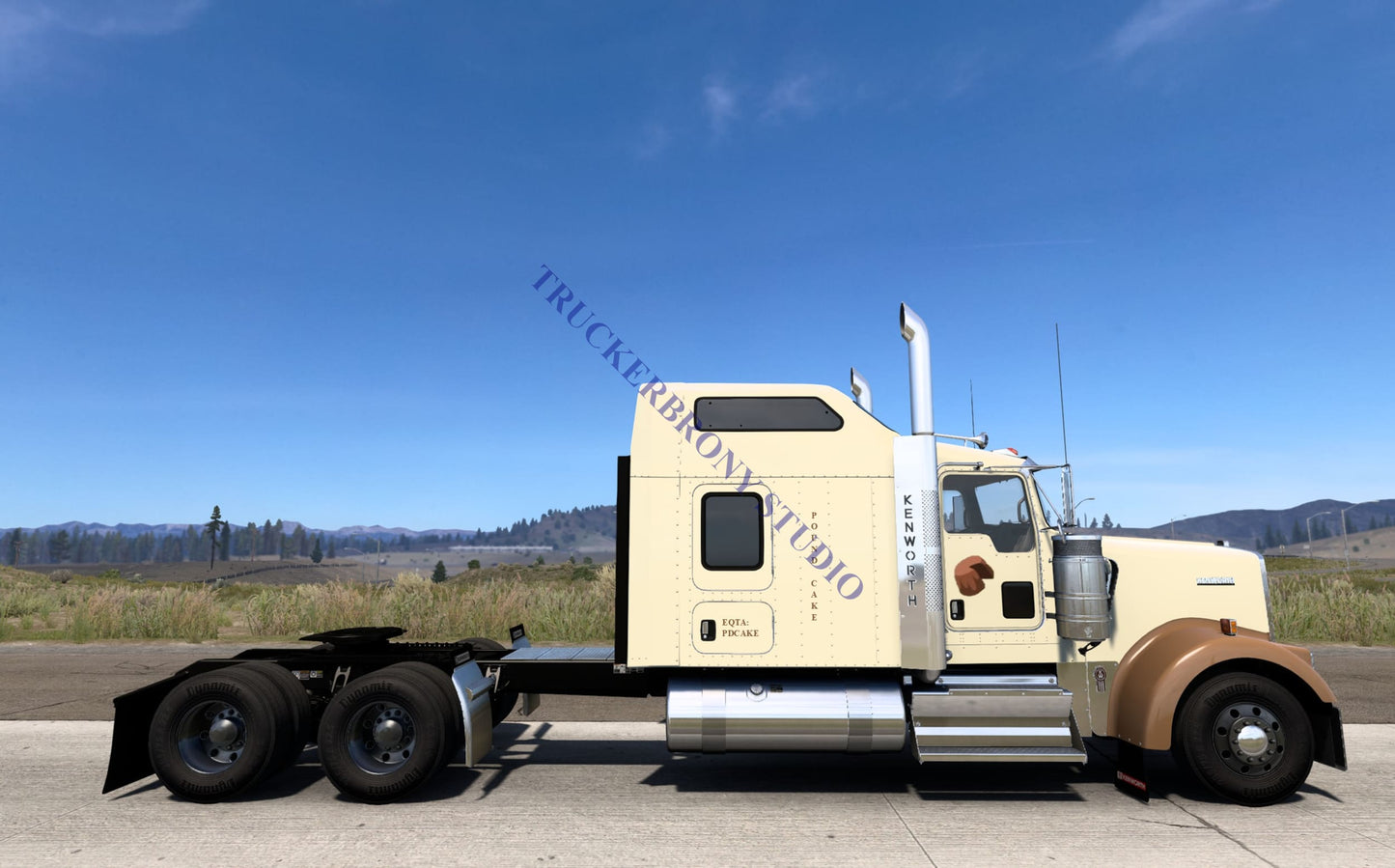 Pound Cake Kenworth W9000 (Digital Image) Digital Image
