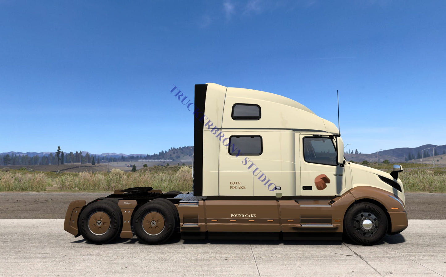 Pound Cake Volvo VNL (Digital Image) Digital Image