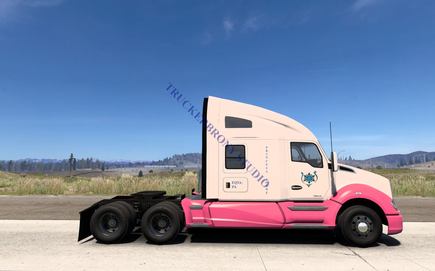 Princess Amore Kenworth T680 (Digital Image) Digital Image