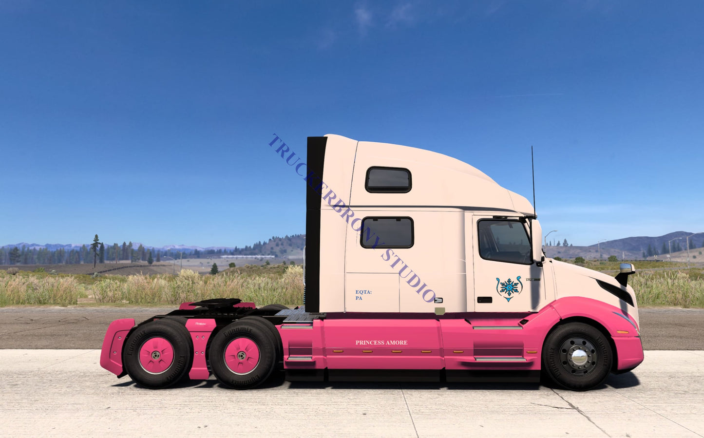 Princess Amore Volvo VNL (Digital Image) Digital Image