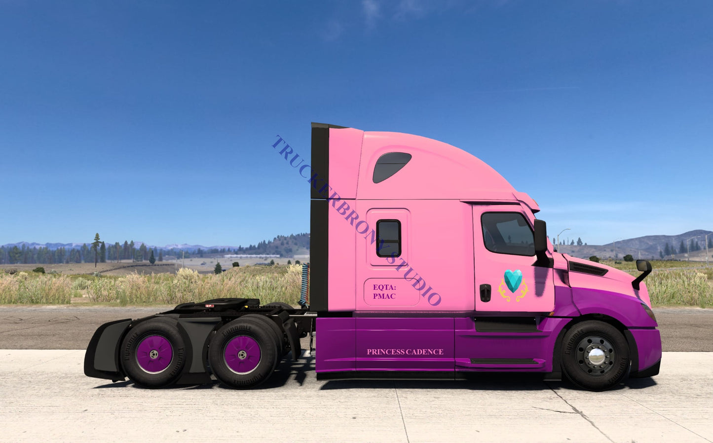 Princess Cadence Freightliner Cascadia (Digital Image)