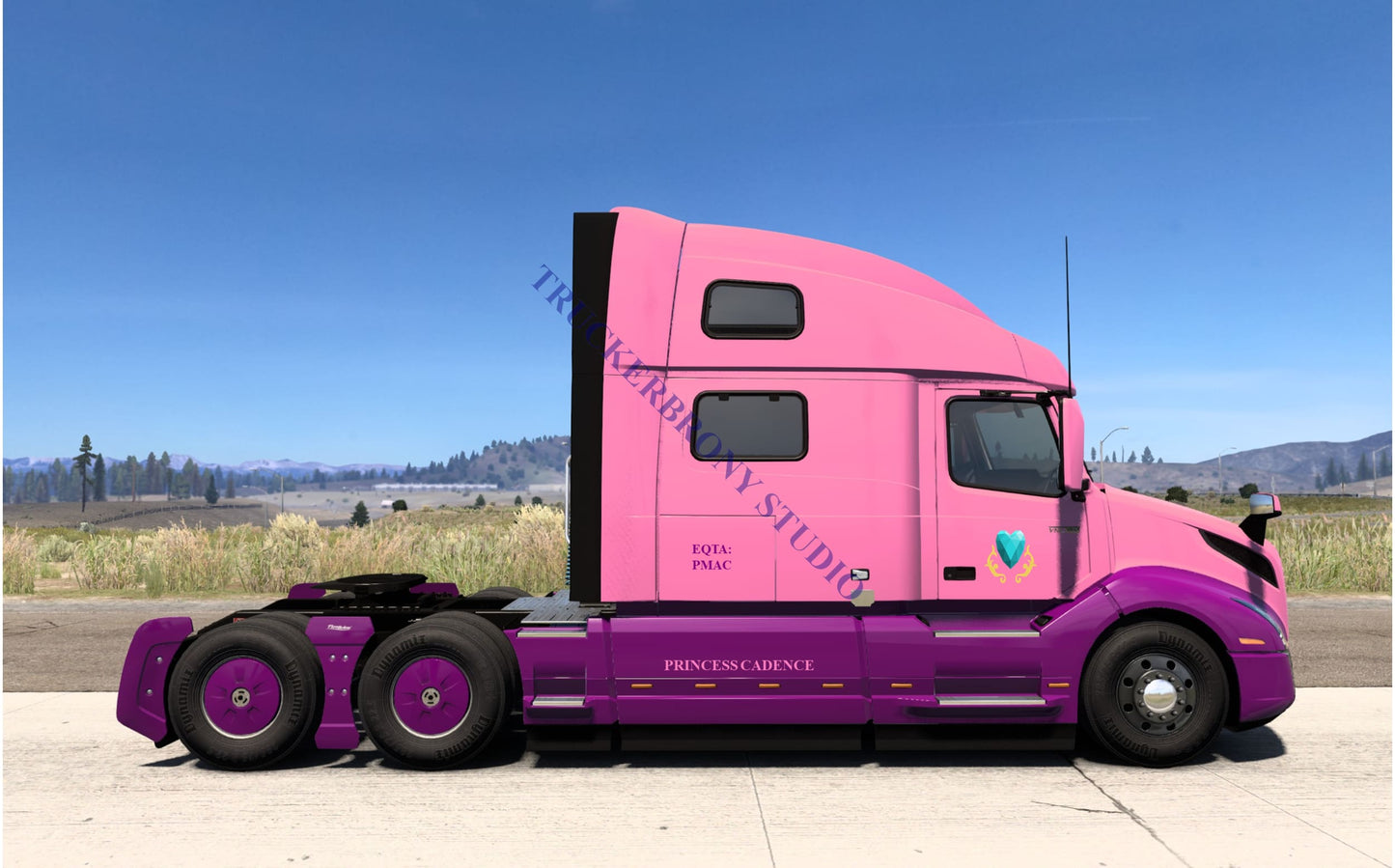 Princess Cadence Volvo Vnl (Digital Image)