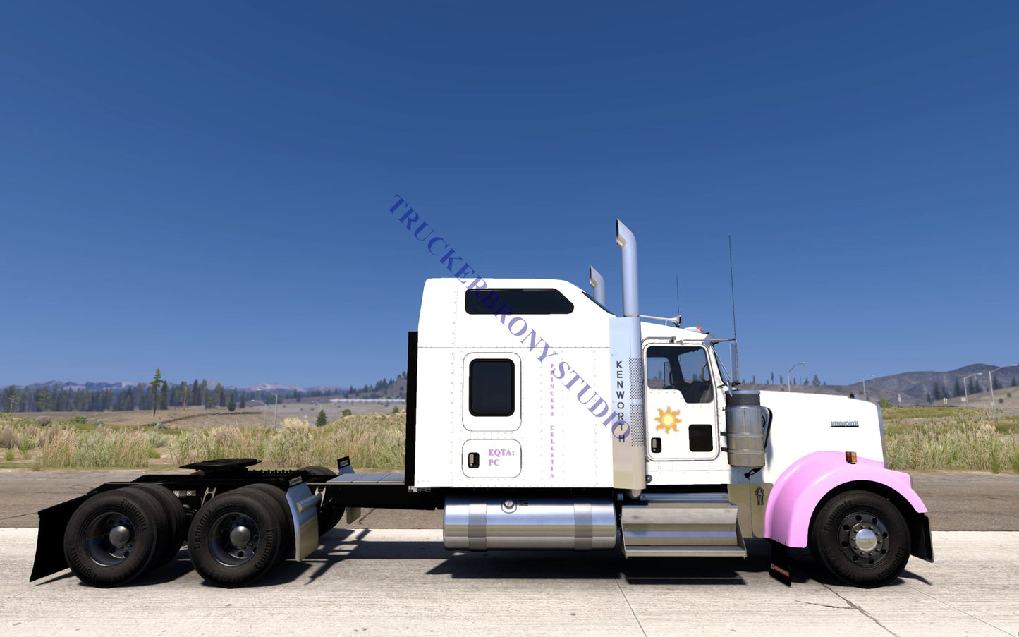 Princess Celestia Kenworth W9000 (Digital Image) Digital Image