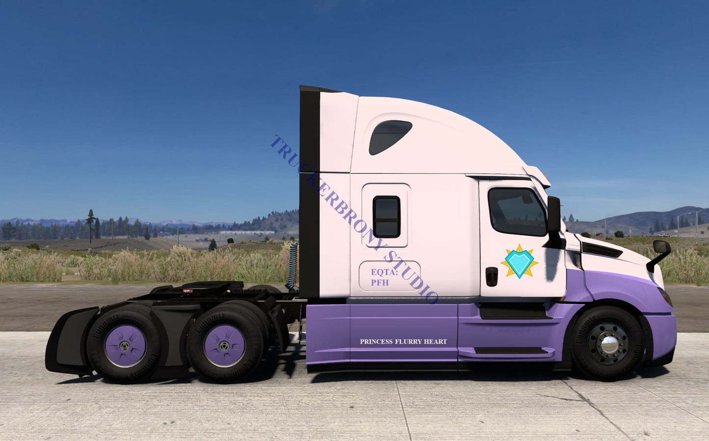 Princess Flurry Heart Freightliner Cascadia (Digital Image)