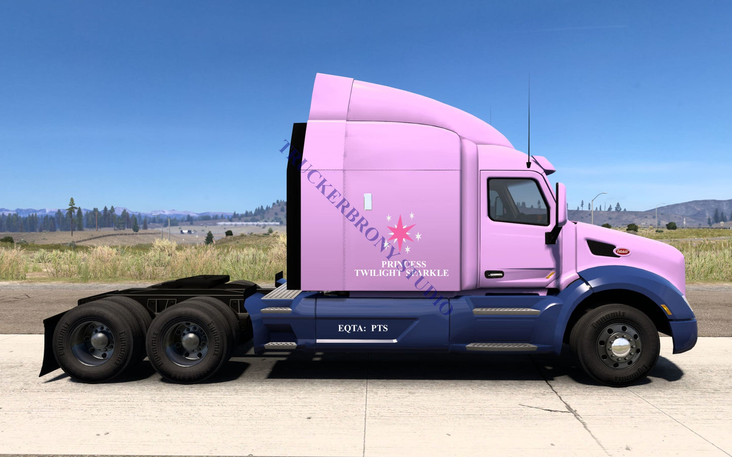 Princess Twilight Sparkle Peterbilt 579 (Digital Image)